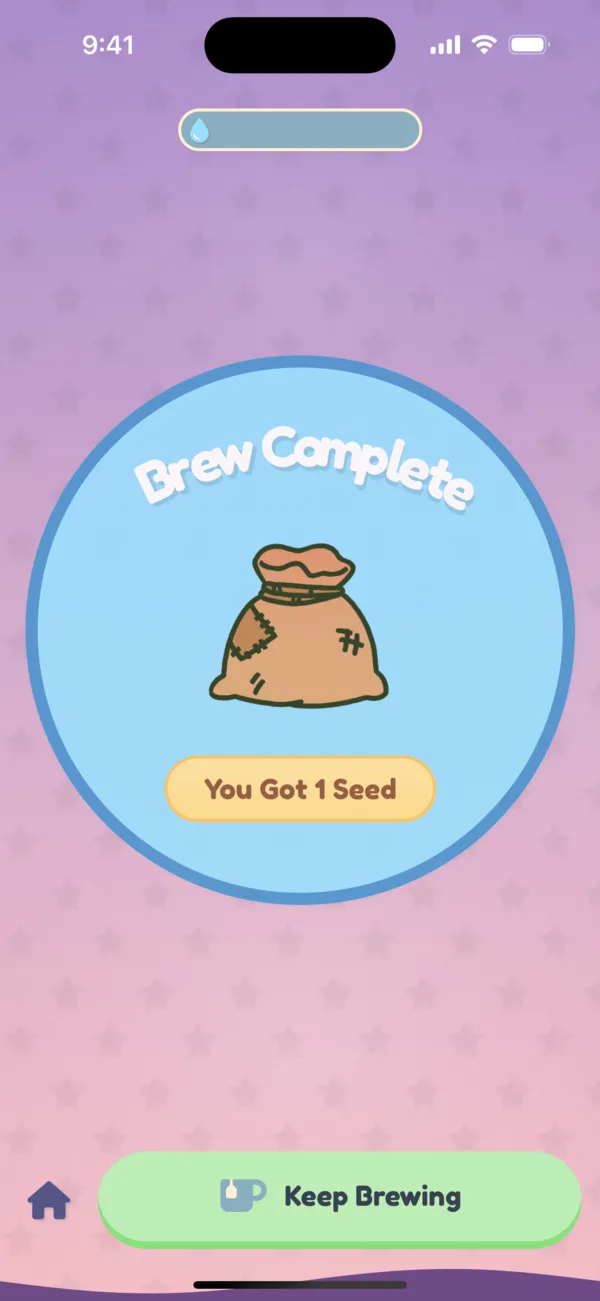 Brew complete, and Wei earns a seed